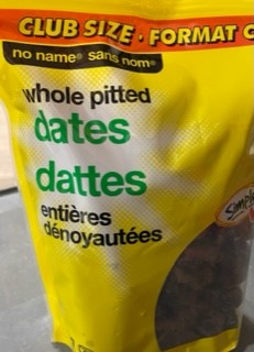 Dates - Pre-packaged single serve 16 /bag