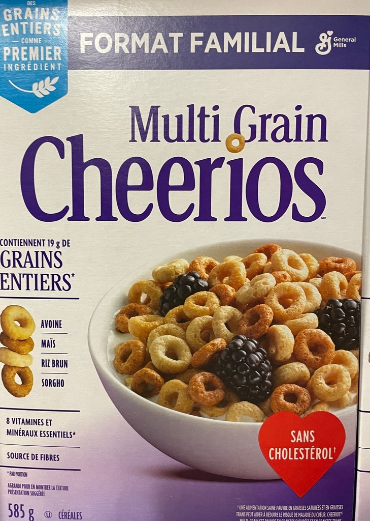 Cheerios Multi grain 585g box